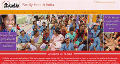 Desktop Screenshot of fhiindia.org